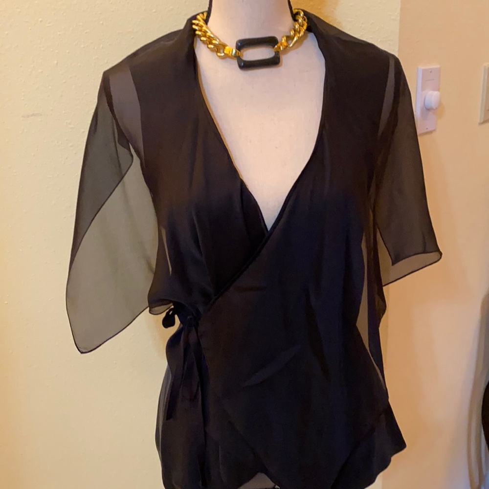 Black elie Tahiti blouse